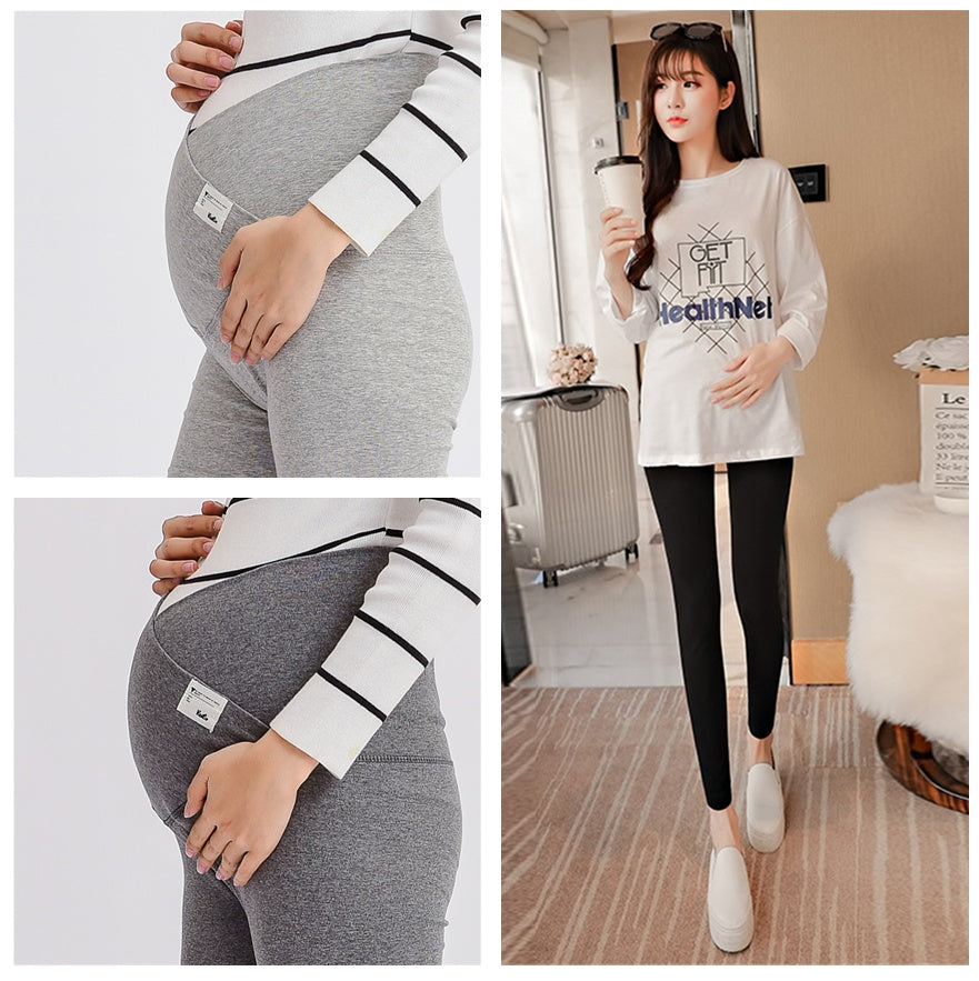 Pregnant Women's Cross Low Waist Leggings