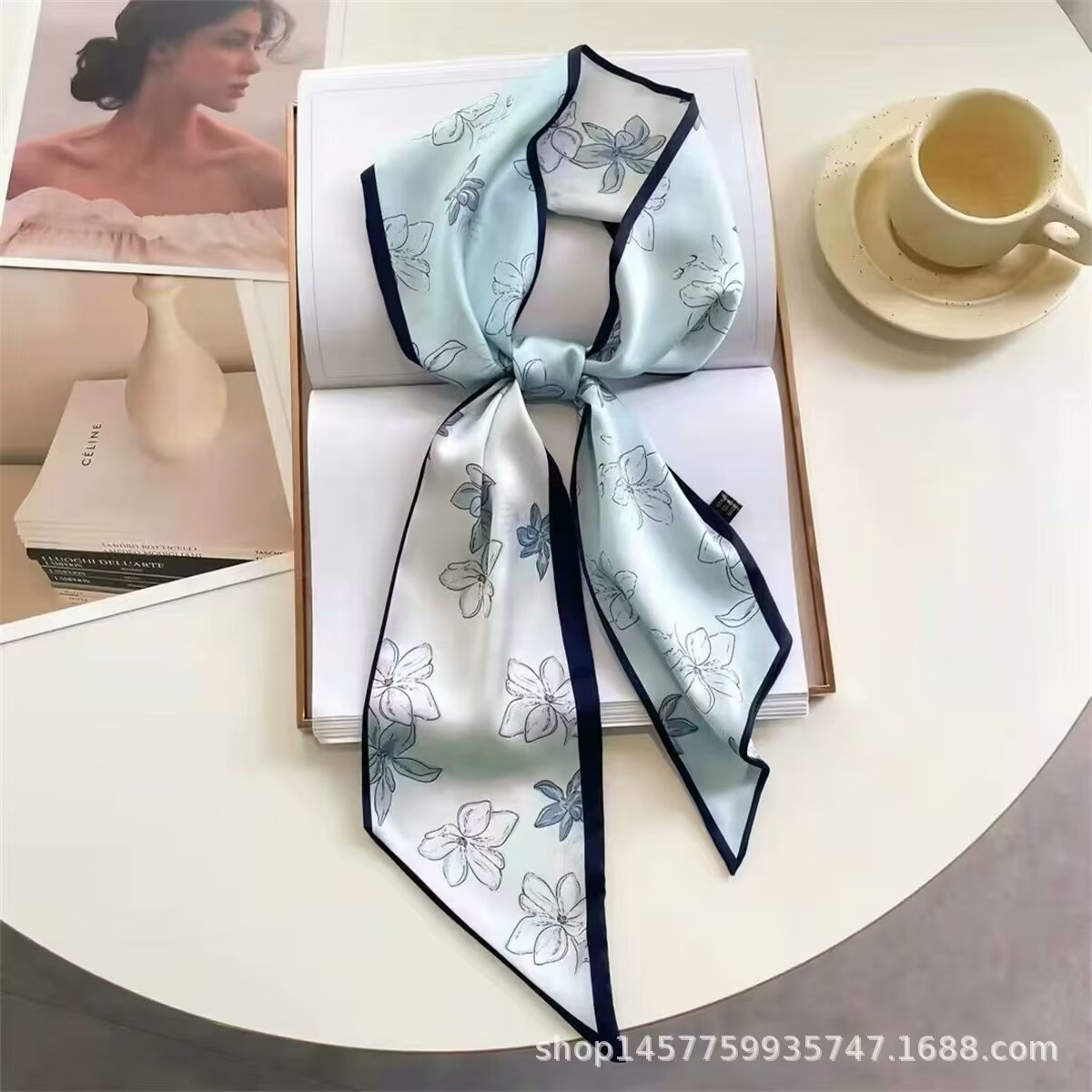 Long Decorative Shirt Scarf Summer Light Luxury