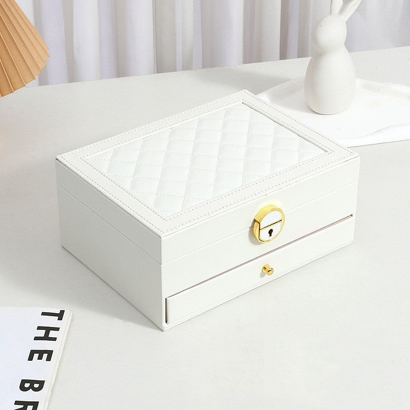 Jewelry Storage Box Portable Large Capacity