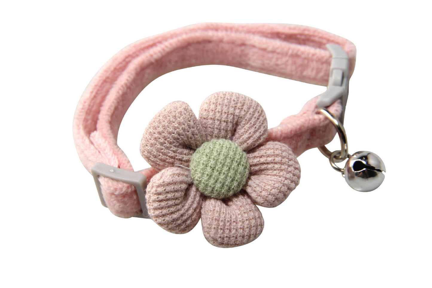 Small Dog Collar Dog Collar For Girl With Flower Puppy Collar With Bell Adjustable Little Dog Collar