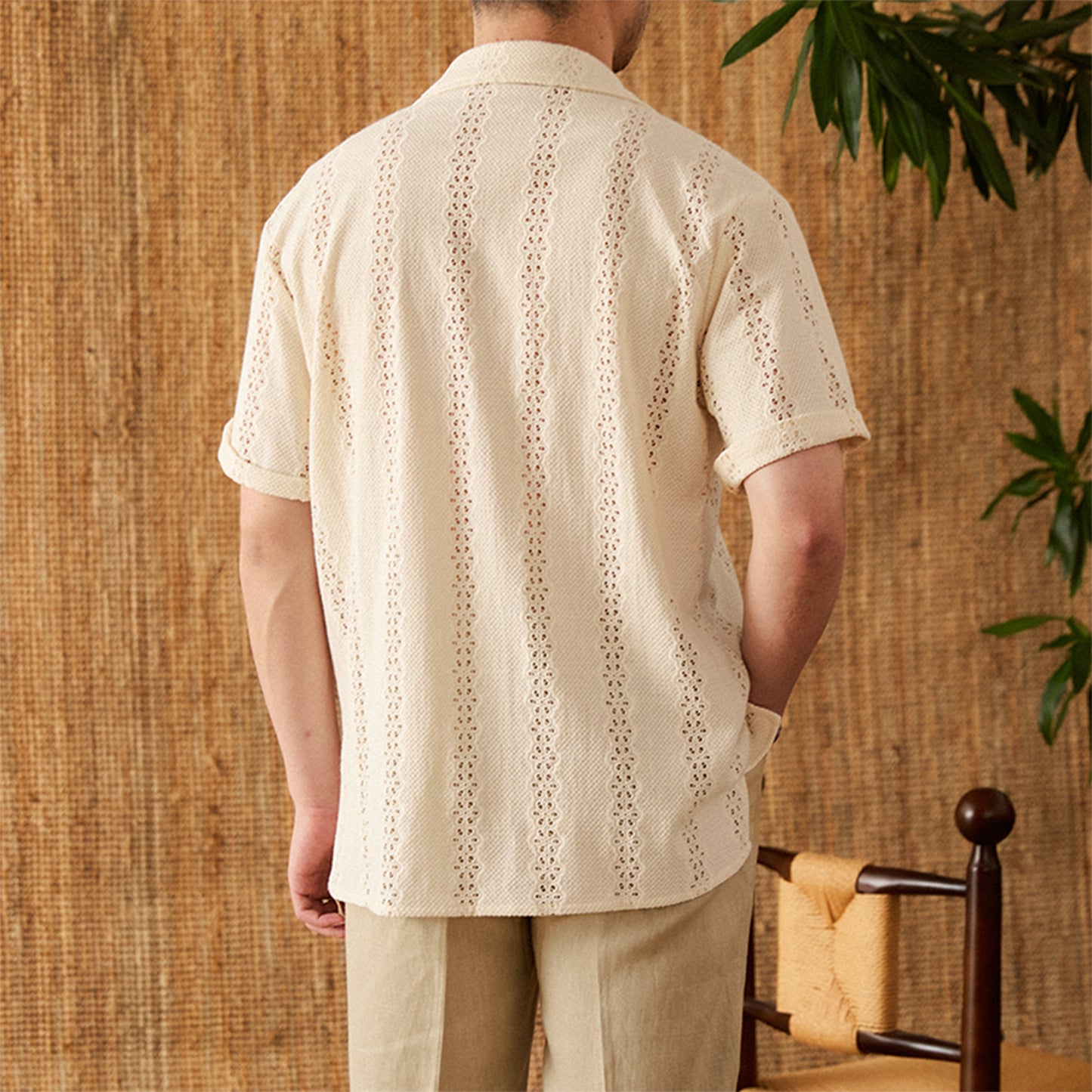 All-match Cuban Collar Summer Thin Short-sleeved Shirt