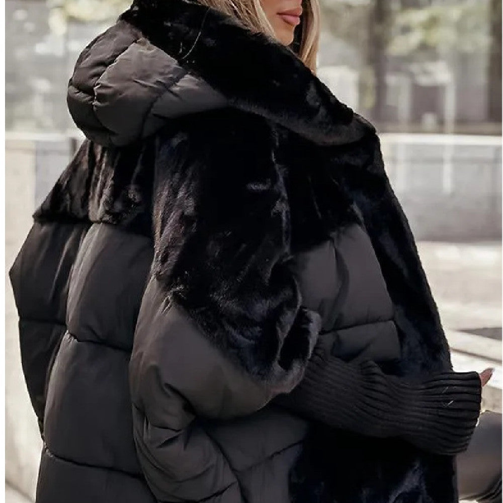 Winter Coat Comfort Chic Long Sleeve Hooded Jacket