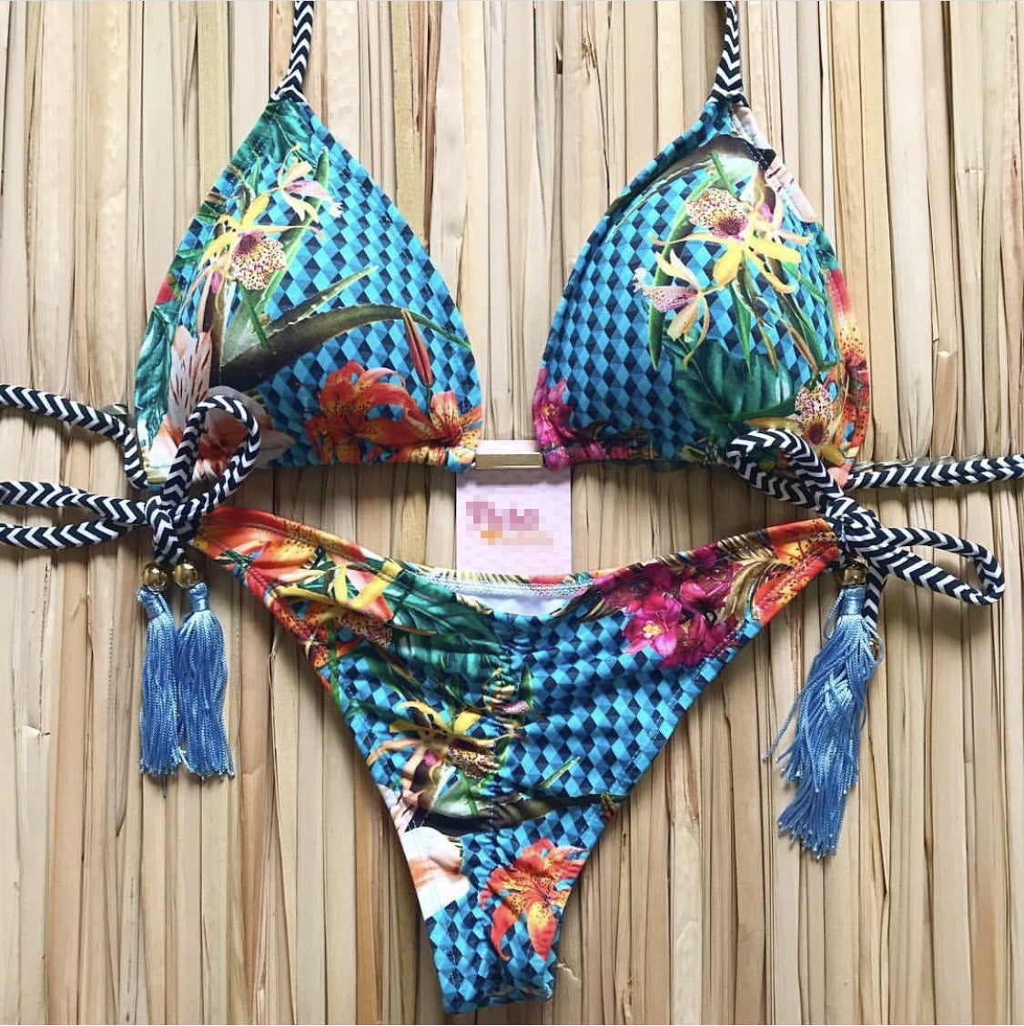 Women's Beach Split Printed Swimsuit