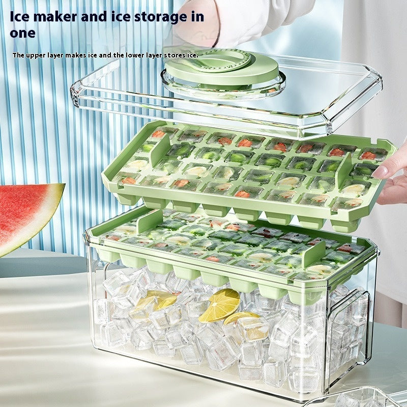 Ice Cube Mold Food Grade Household Ice Maker Kitchen Gadgets