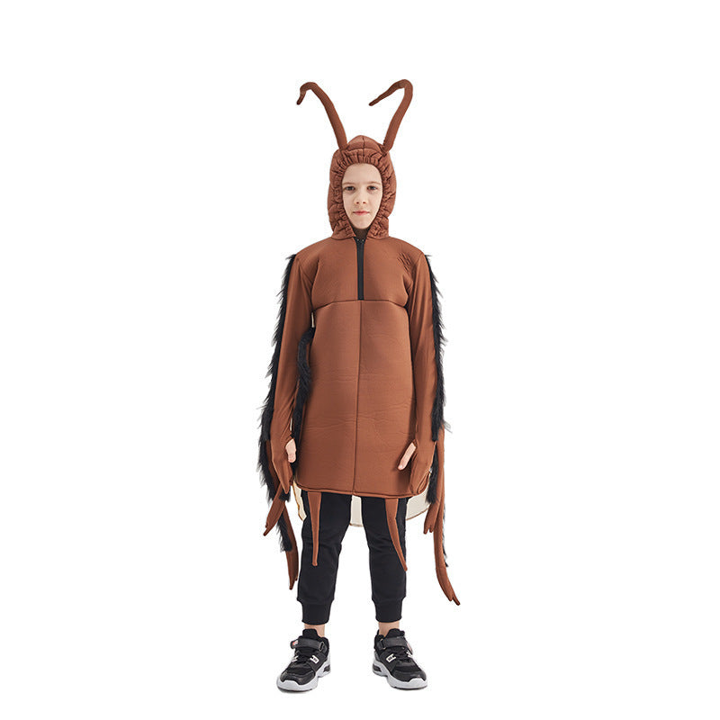 Disfraz de cucaracha de una pieza para Halloween para hombre