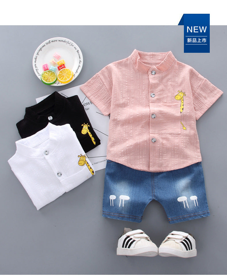 Baby Boy Short Sleeve Children's Clothing Summer