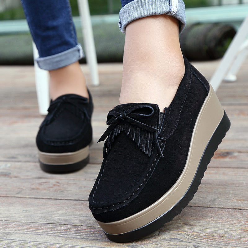 Leisure Wedge Platform Shoes