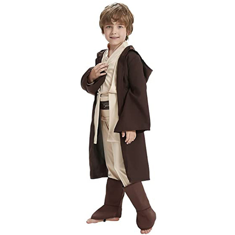 Disfraces de Halloween Jedi Star Wars para niños Ropa de juego de cosplay absoluta