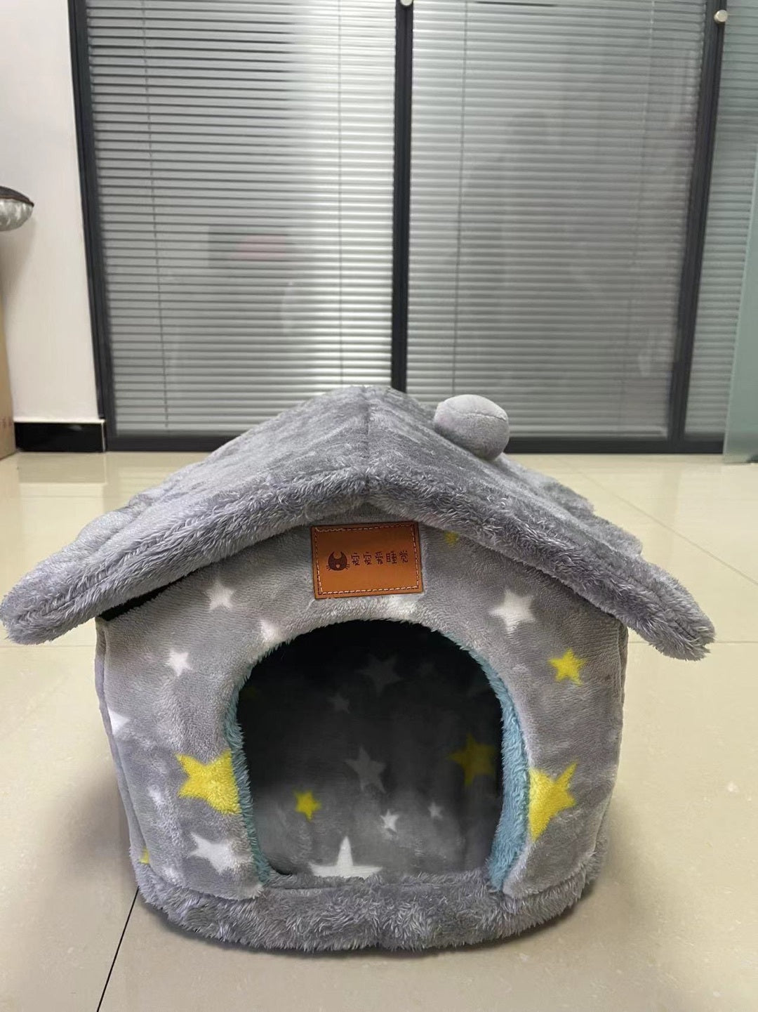 Casa para perros plegable Cama para gatos para mascotas Villa para perros de invierno Perrera para dormir Nido extraíble Sofá cueva cerrado cálido Suministros para mascotas