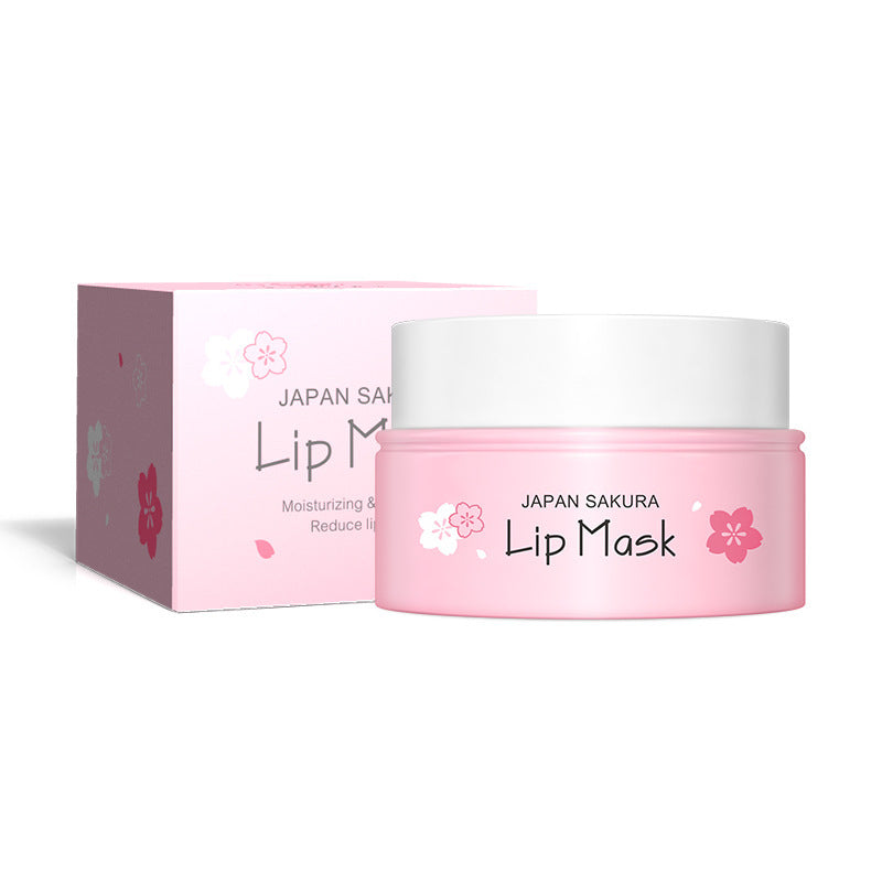Masque pour les lèvres Sakura 8 g, hydratant et rebondissant