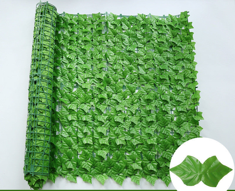 Simulation Fence Green Radish Leaves Balcony Garden Decoration Plant