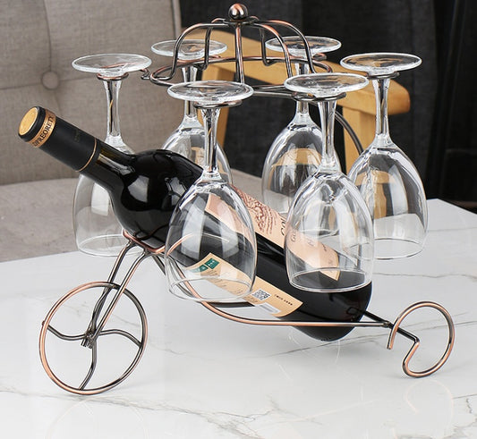 Ornament Decoration Upside Down Modern Light Luxury Wine Rack