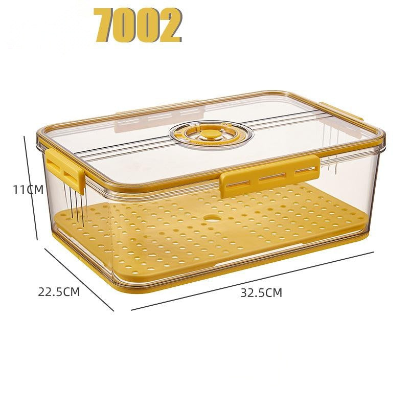 Refrigerator Storage Box Transparent Food Grade PET Plastic Storage Box