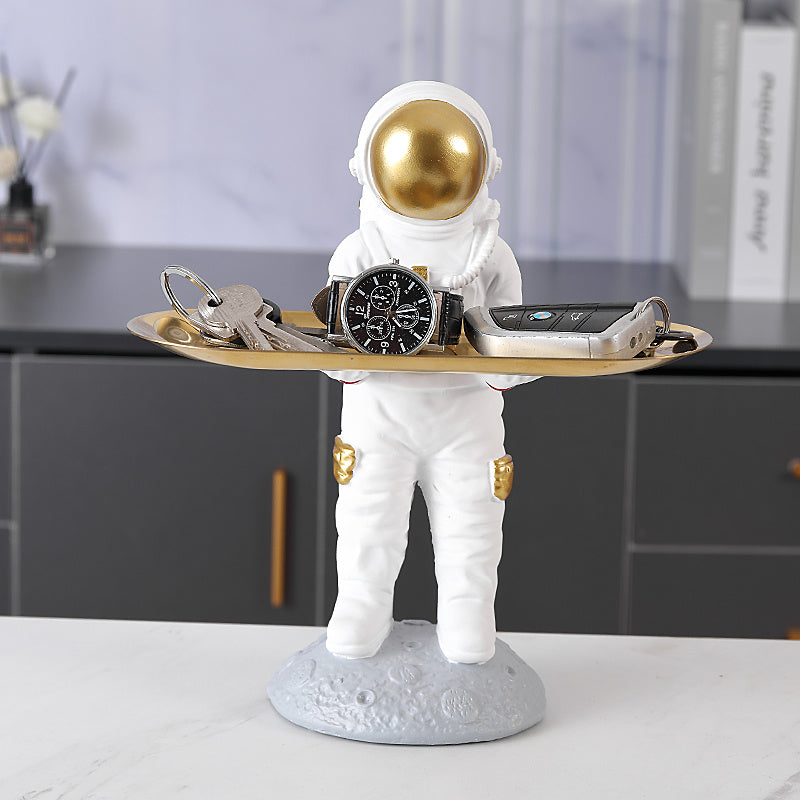 Astronaut Tray Key Storage Ornament