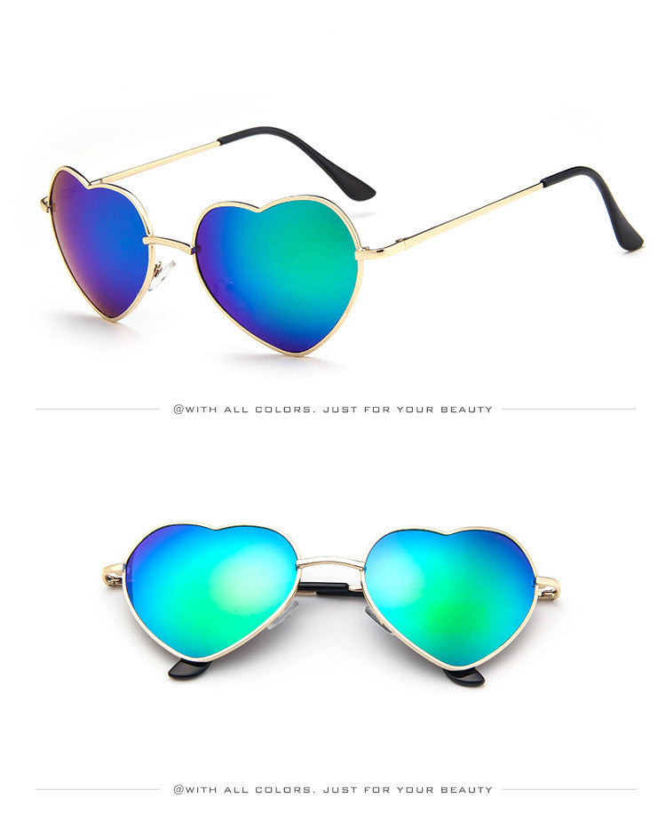 New Style Peach Heart Sunglasses Fashion Sunglasses