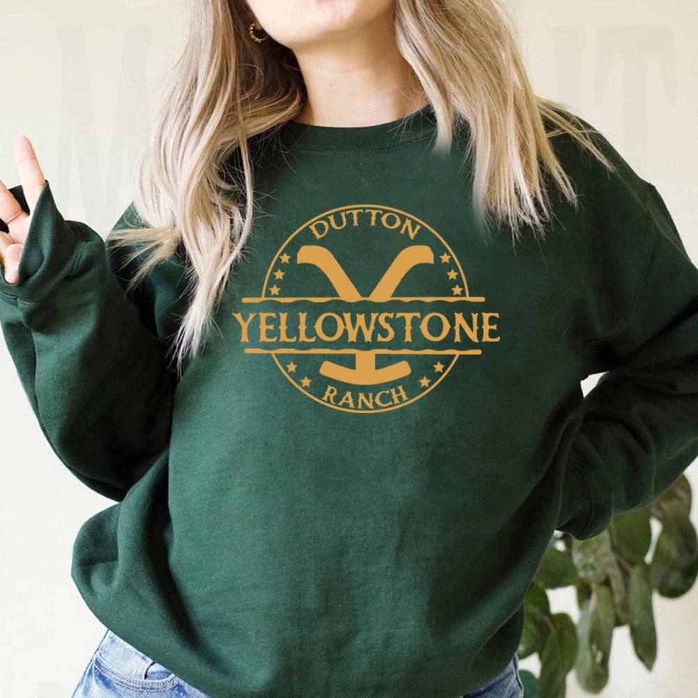 Sudadera estampada de moda de Yellowstone