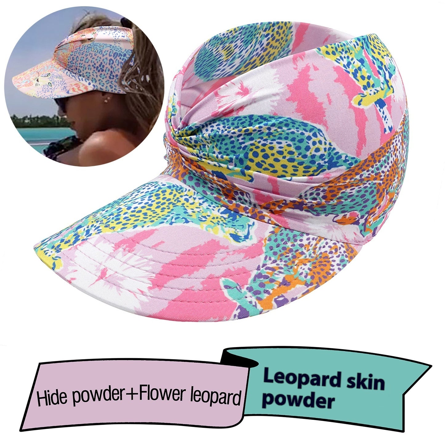 Printed Sun Hat Sun Protection UV Big Brim