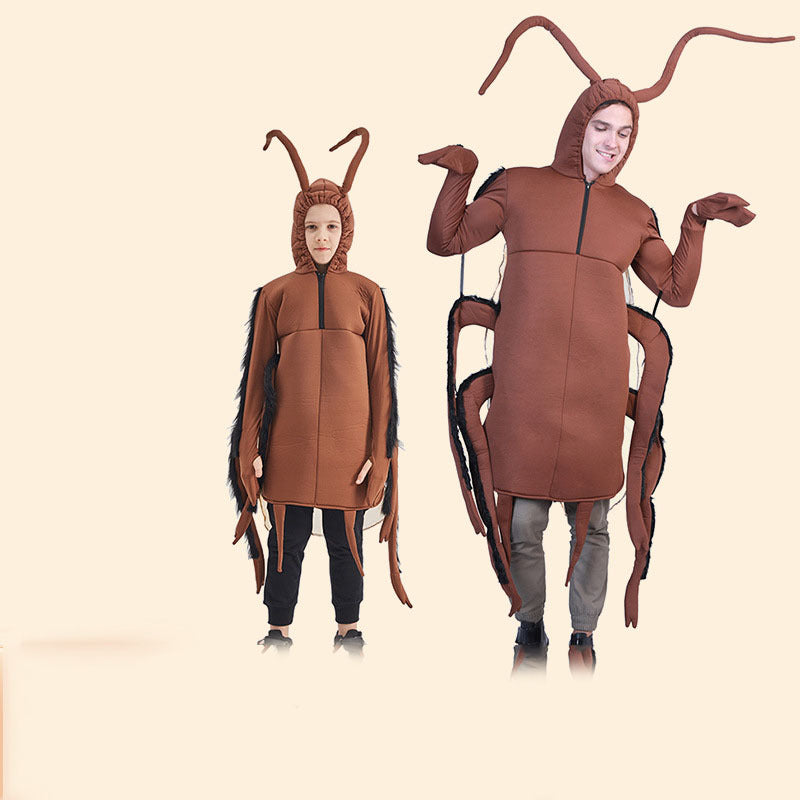 Disfraz de cucaracha de una pieza para Halloween para hombre