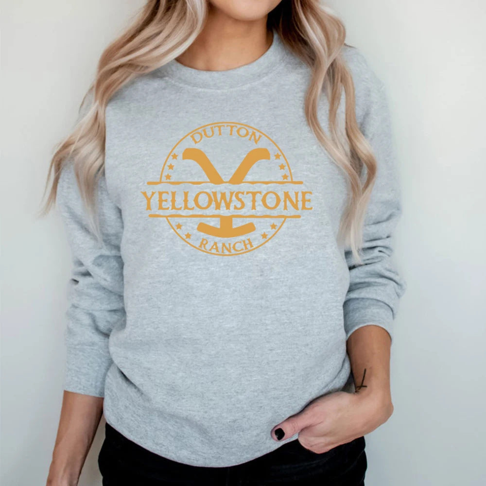 Sudadera estampada de moda de Yellowstone