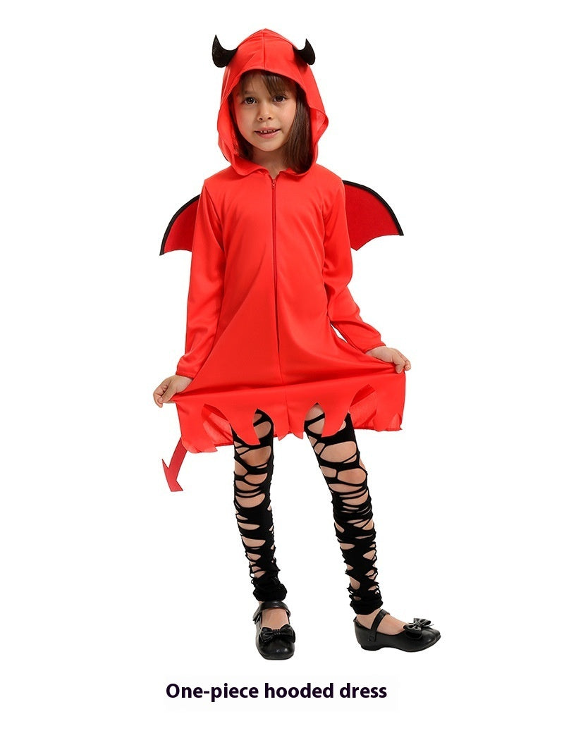 Halloween Little Devil Costume Satan Role Play Cos Costume