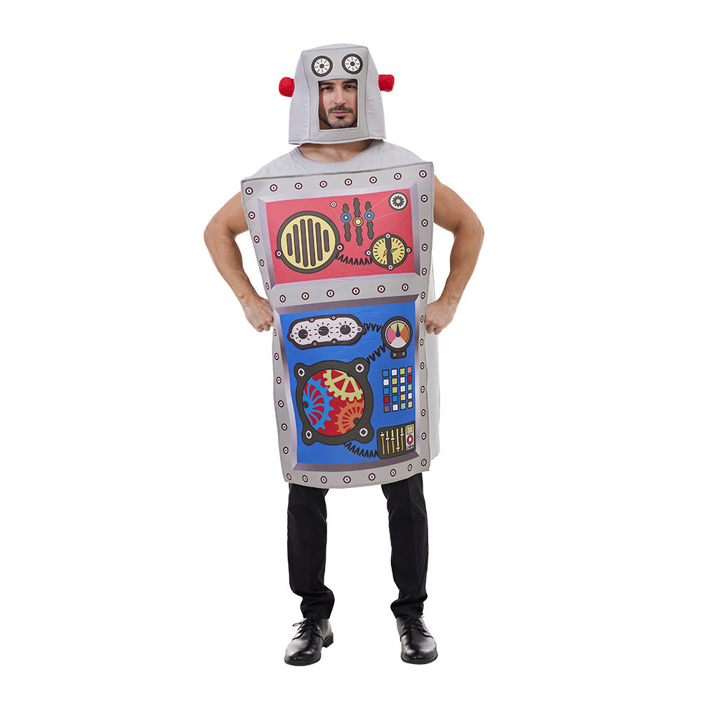 Funny Halloween Robot Sponge Costume