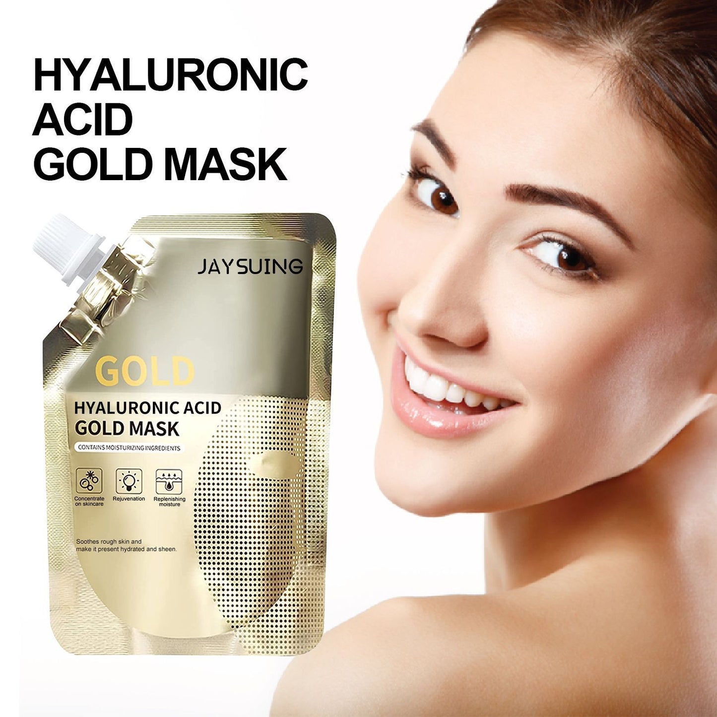 Mascarilla facial Retinol Gold Limpieza profunda de poros Desvanecimiento de arrugas