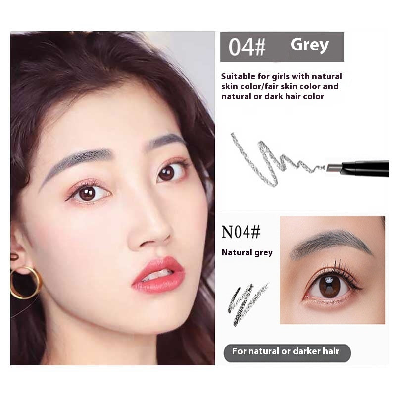 Double-headed Automatically Rotate Eyebrow Pencil Waterproof