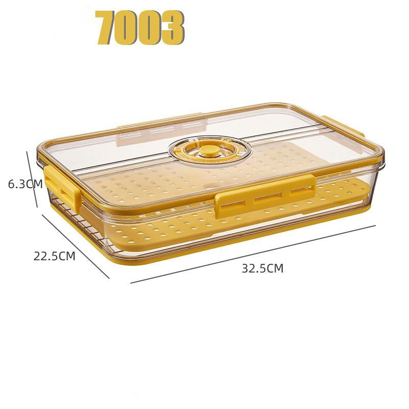 Refrigerator Storage Box Transparent Food Grade PET Plastic Storage Box