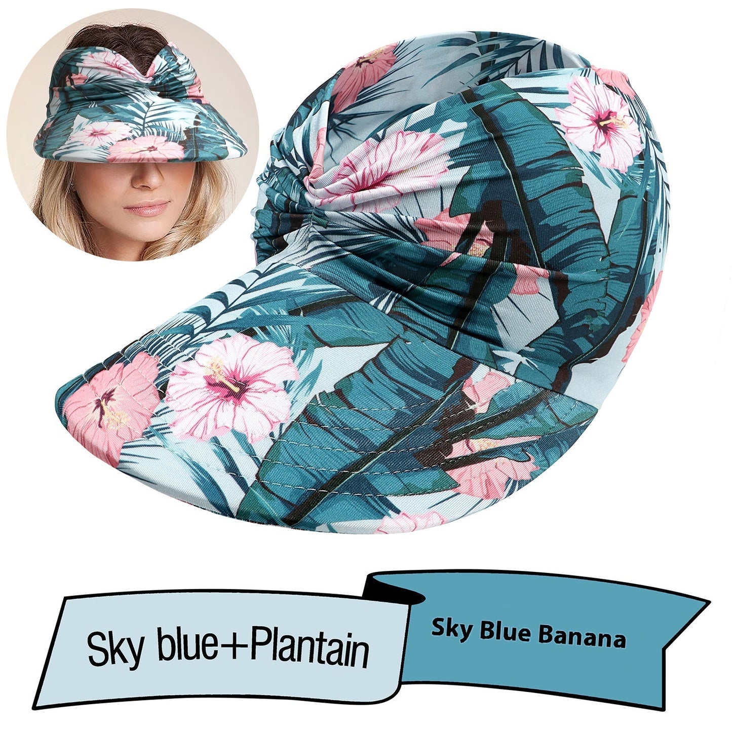 Printed Sun Hat Sun Protection UV Big Brim