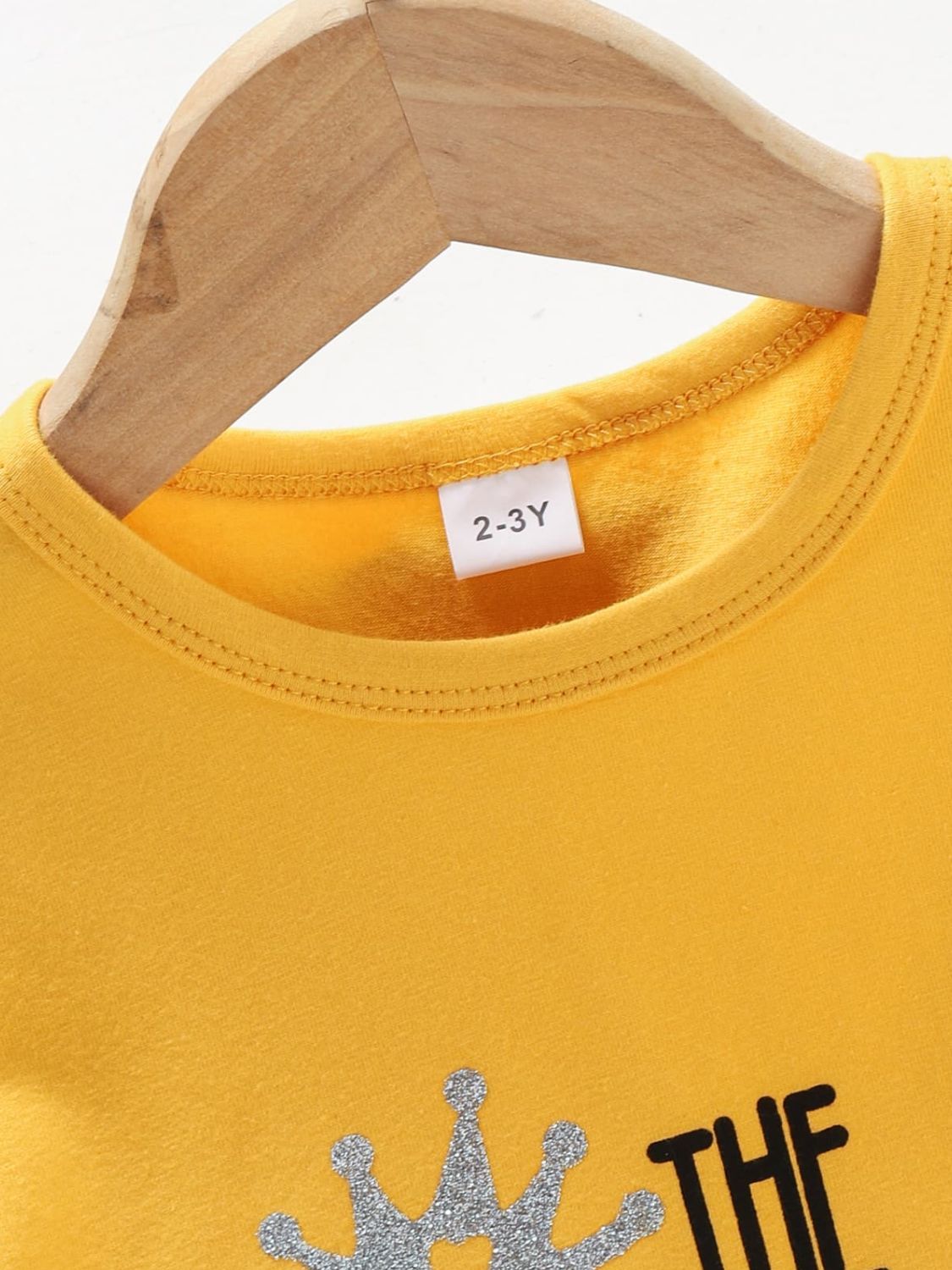 Solid Color Round Neck SUNFLOWER Short Sleeve Top Clothes