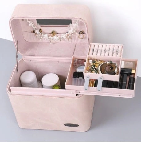 Cosmetics Portable Large Capacity Portable Storage Box