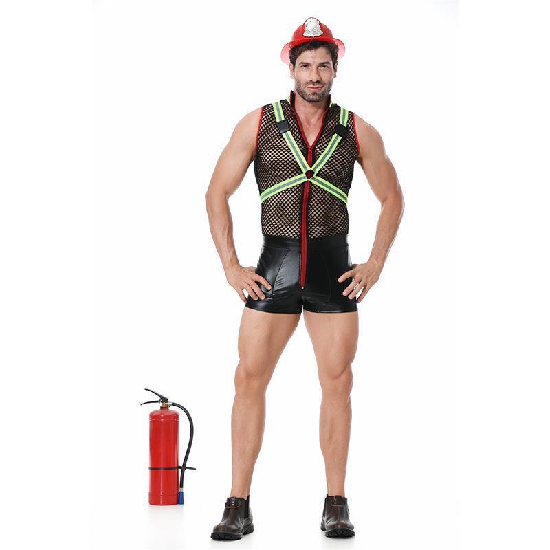 Men's Firefighter Role Costume