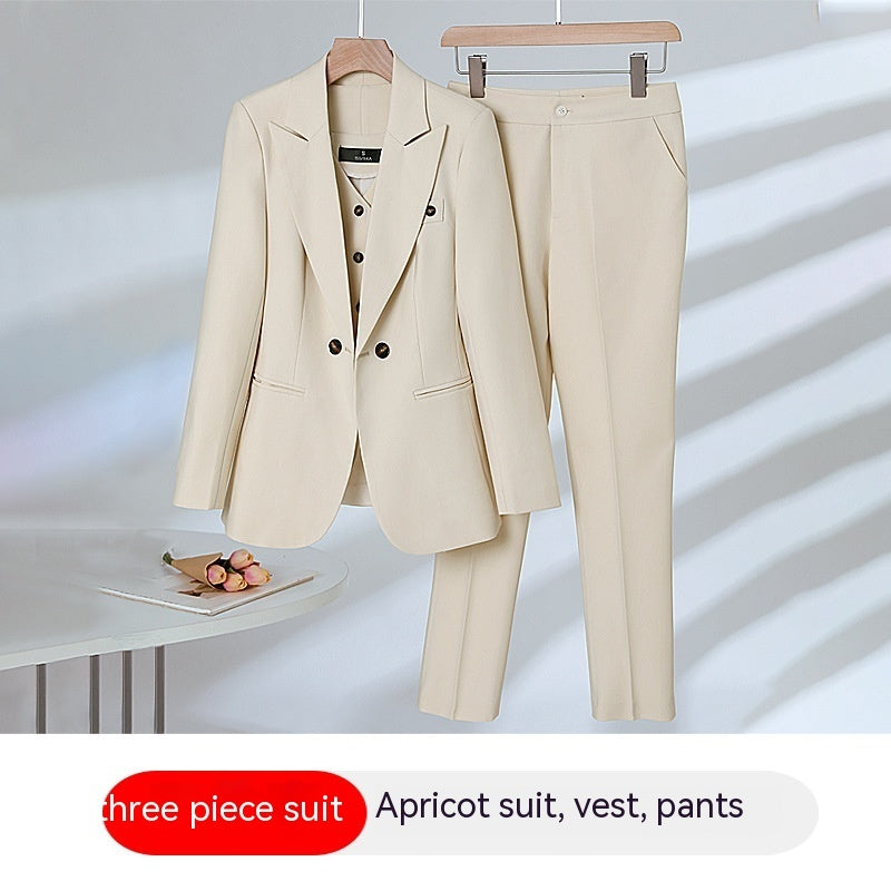 Elegant Outfit Suit Vest Three-piece Suit