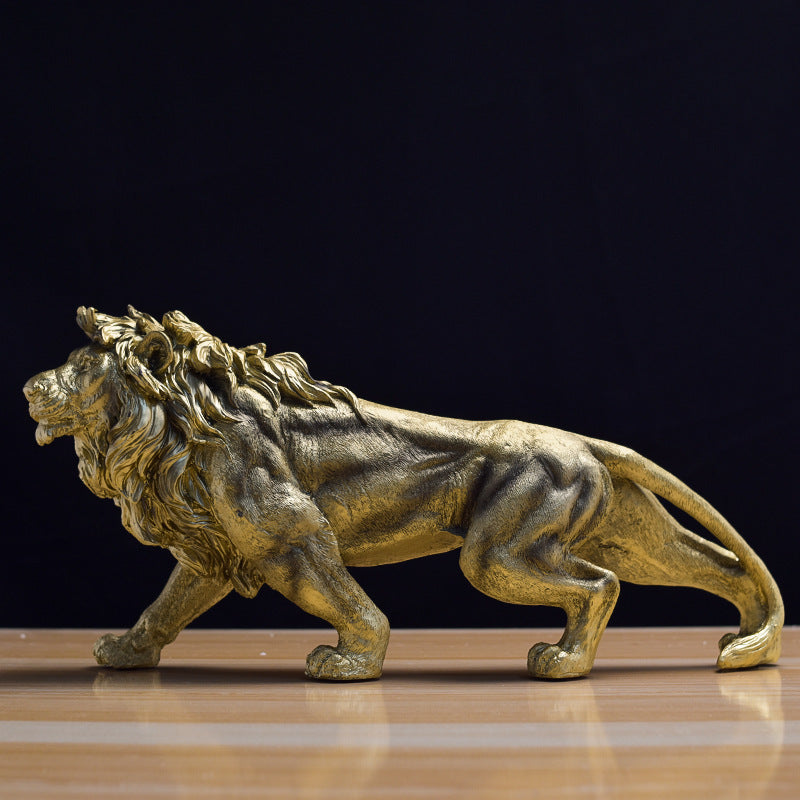 Lion Resin Craft Ornament TV