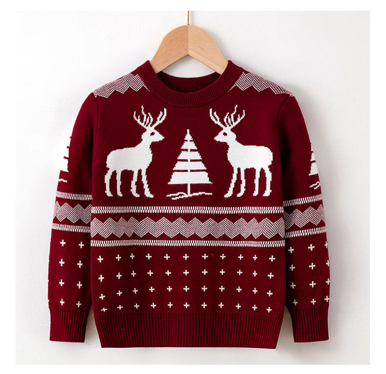 Viscose, Cotton Christmas Sweaters For Children