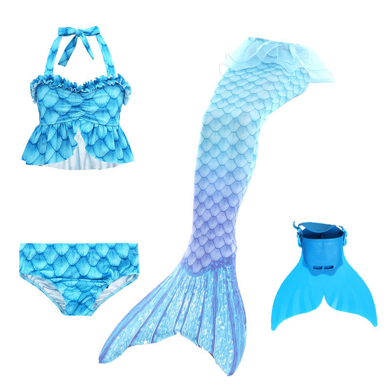 Girls Princess Dress Style Mermaid Costume