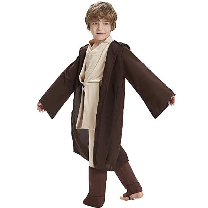 Disfraces de Halloween Jedi Star Wars para niños Ropa de juego de cosplay absoluta