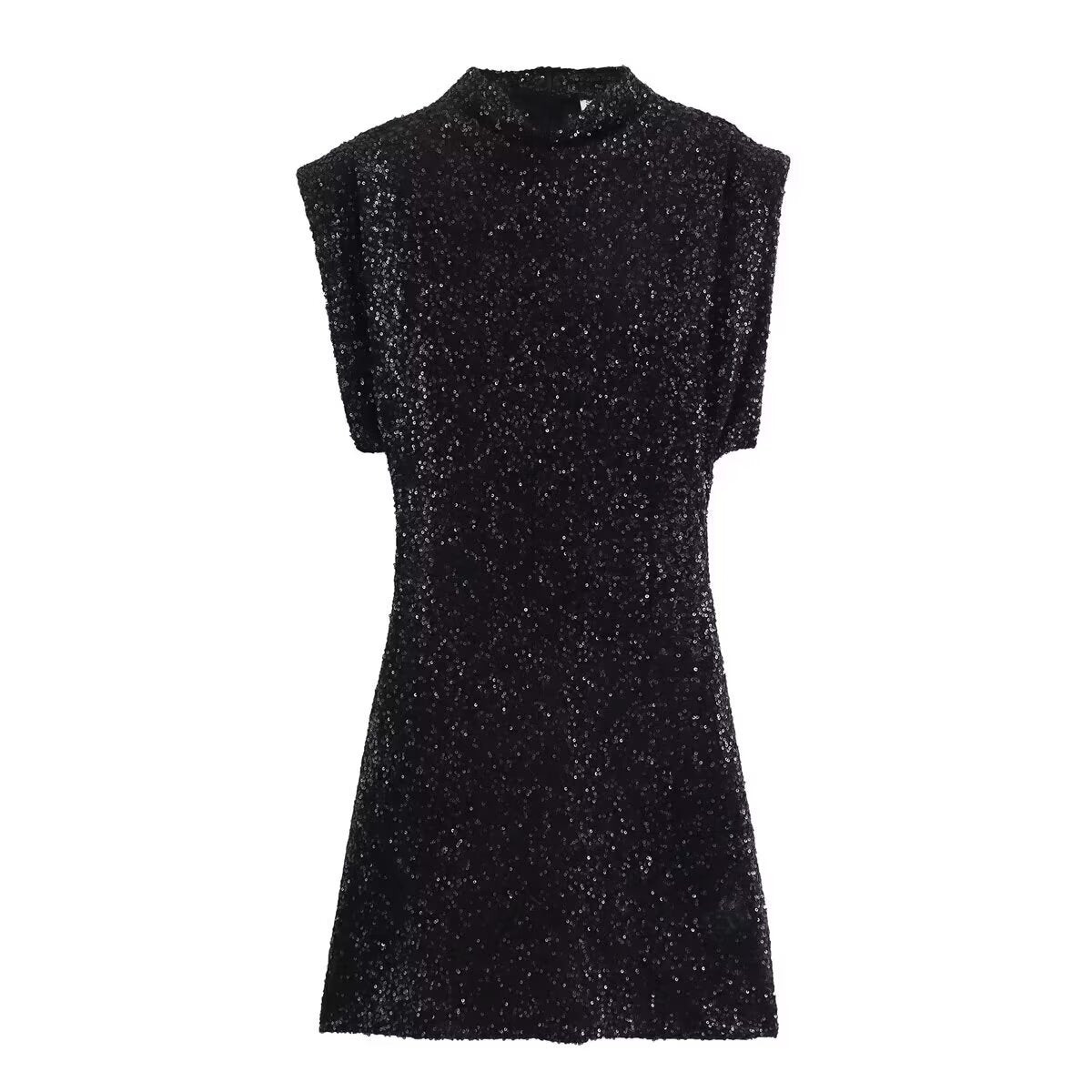 Women's Design Sense Sequin Sleeveless Sequins Dress