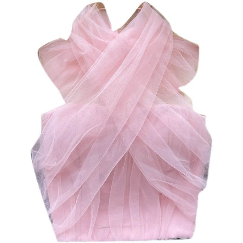 Haut tube slim en maille nouée au niveau du nombril pour femme