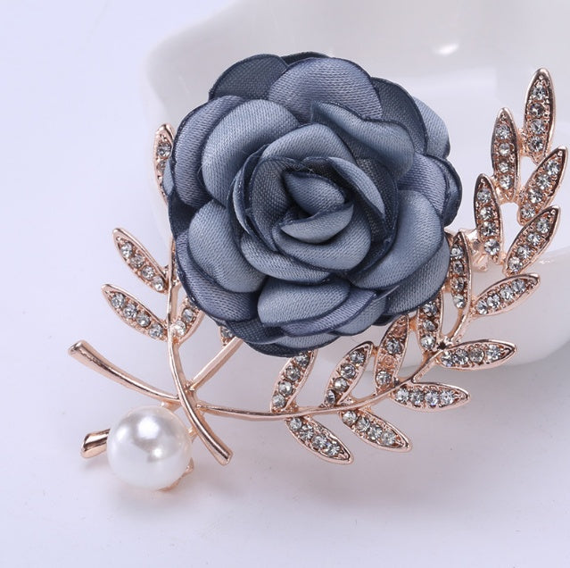 Flower Pin Sweater Clothing Accessories